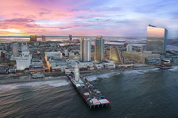 Atlantic City Skyline - Steel Pier