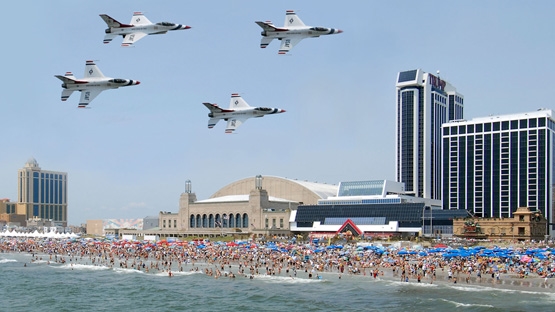 AC Airshow "Thunder over the Boardwalk" Soars Over the Beach