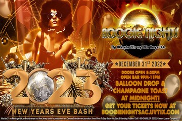 Boogie Nights Tropicana New Years Eve Bash Dec. 31, 2022