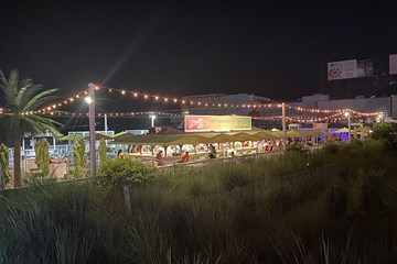 Bally's Beach Bar at Night