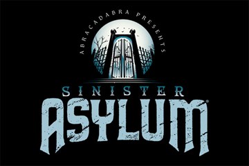 Abracadabra presents: Sinister Asylum - Spooky Logo