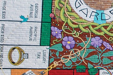 Pacific Garden - Monopoly Mural in Atlantic City, NJ by Shari Tobias
