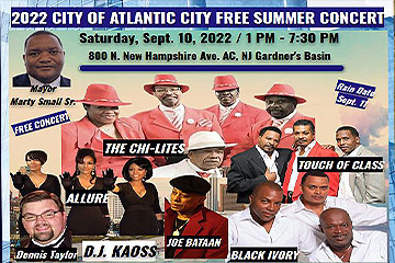 2022 City of Atlantic City Free Summer Concert September 10