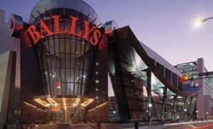 Bally's Atlantic City street entrance on Pacific Avenue.