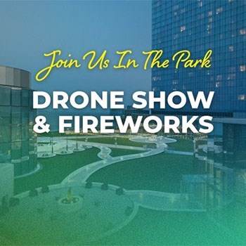 Join Us In The Park Drone Show and Fireworks Show