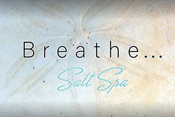 Breathe Salt Spa - Sand Dollar Background